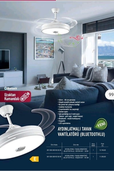 001 038 300100 00 00Mutlusan Aydınlatmalı Tavan Vantilatörlü Bluetoothlu Ses SistemliMutlusan Aydınlatmalı Tavan Vantilatörlü Bluetoothlu Ses Sistemli Mutlusan 001 038 300100 00 00 {ubercoelektromarket}