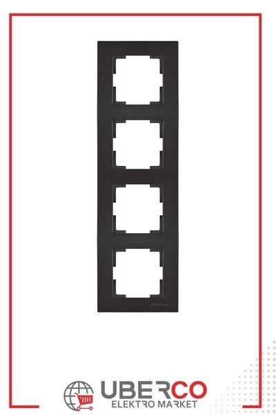 2220 800 2484Mutlusan Dörtlü Dikey Çerçeve - SiyahMutlusan Dörtlü Dikey Çerçeve - Siyah{ubercoelektromarket}