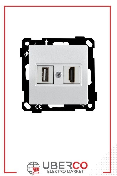 2270 459 0101Mutlusan Elitra Plus Mek+Tuş 1*USB/1*Hdmı Priz - BeyazMutlusan Elitra Plus Mek+Tuş 1*USB-1*Hdmı Priz - Beyaz{ubercoelektromarket}