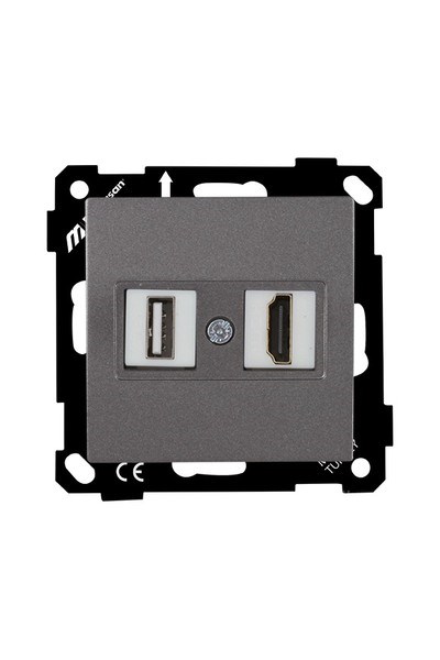 2270 459 0195Mutlusan Elitra Plus Mek+Tuş 1*USB/1*Hdmı Priz - FümeMutlusan Elitra Plus Mek+Tuş 1*USB-1*Hdmı Priz - Füme{ubercoelektromarket}