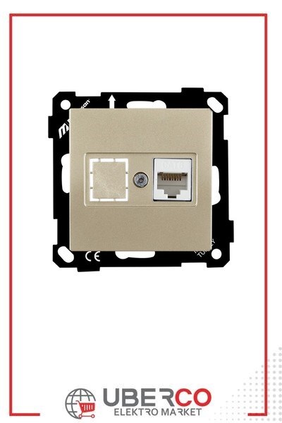 2270 140 0190Mutlusan Elitra Plus Mek+Tuş Data Prizi 1*Rj45 (Cat6) - SatenMutlusan Elitra Plus Mek+Tuş Data Prizi 1*Rj45 - Saten{ubercoelektromarket}