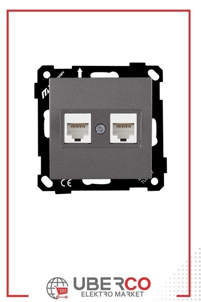 2270 141 0195Mutlusan Elitra Plus Mek+Tuş Data Prizi 2*Rj45 (Cat6) - FümeMutlusan Elitra Plus Mek+Tuş Data Prizi 2*Rj45 (Cat6) - Füme{ubercoelektromarket}