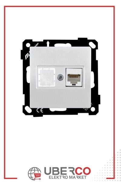 2270 140 0101Mutlusan Elitra Plus Mek+Tuş Data Prizi 1*Rj45 (Cat6) - BeyazMutlusan Elitra Plus Mek+Tuş Data Prizi 1*Rj45 - Beyaz{ubercoelektromarket}