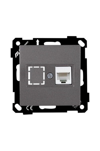 2270 136 0195Mutlusan Elitra Plus Mek+Tuş Data Prizi 1*Rj45 (Cat5E) - FümeMutlusan Elitra Plus Mek+Tuş Data Prizi 1*Rj45 - Füme{ubercoelektromarket}