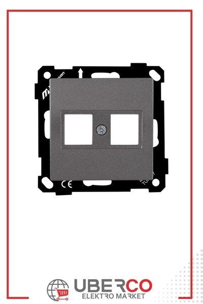 2270 137 0195Mutlusan Elitra Plus Mek+Tuş Data Prizi 2*Rj45 (Konnektörsüz) - FümeMutlusan Elitra Plus Mek+Tuş Data Prizi 2*Rj45{ubercoelektromarket}