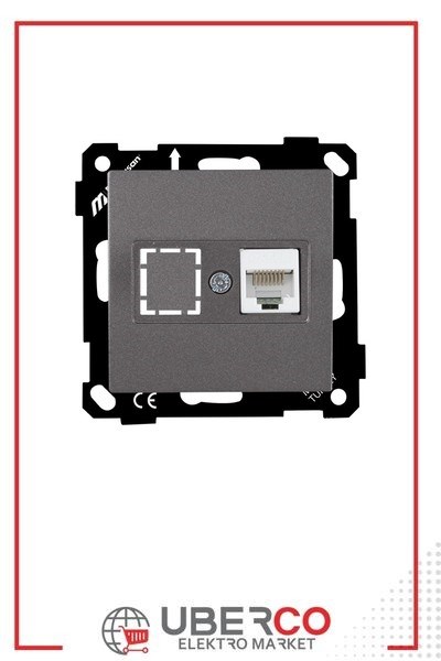 2270 136 0195Mutlusan Elitra Plus Mek+Tuş Data Prizi 1*Rj45 (Cat5E) - FümeMutlusan Elitra Plus Mek+Tuş Data Prizi 1*Rj45 - Füme{ubercoelektromarket}