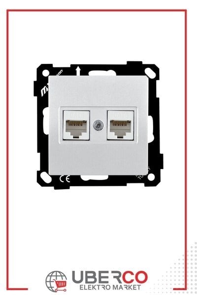 2270 141 0101Mutlusan Elitra Plus Mek+Tuş Data Prizi 2*Rj45 (Cat6) - BeyazMutlusan Elitra Plus Mek+Tuş Data Prizi 2*Rj45 - Beyaz{ubercoelektromarket}