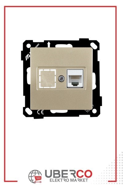 2270 136 0190Mutlusan Elitra Plus Mek+Tuş Data Prizi 1*Rj45 (Cat5E) - SatenMutlusan Elitra Plus Mek+Tuş Data Prizi 1*Rj45 - Saten{ubercoelektromarket}