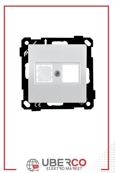 2270 135 0101Mutlusan Elitra Plus Mek+Tuş Data Prizi 1*Rj45 (Konnektörsüz) - BeyazMutlusan Elitra Plus Mek+Tuş Data Prizi 1*Rj45{ubercoelektromarket}