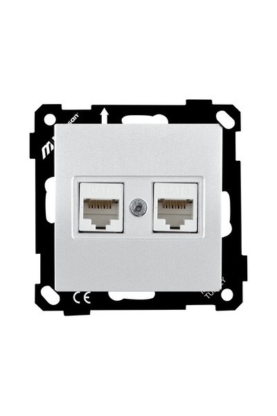 2270 141 0101Mutlusan Elitra Plus Mek+Tuş Data Prizi 2*Rj45 (Cat6) - BeyazMutlusan Elitra Plus Mek+Tuş Data Prizi 2*Rj45 - Beyaz{ubercoelektromarket}