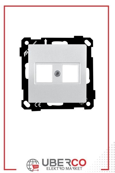 2270 137 0101Mutlusan Elitra Plus Mek+Tuş Data Prizi 2*Rj45 (Konnektörsüz) - BeyazMutlusan Elitra Plus Mek+Tuş Data Prizi 2*Rj45{ubercoelektromarket}