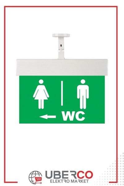 102 038 000862Mutlusan Exit-Acil Aydınlatma Armatürü (Ledli) IP20 - Sembol NO:62 - Kadın-Erkek Wc + Sol OkMutlusan Exit-Acil Aydınlatma Armatürü (Ledli) IP20 - Sembol{ubercoelektromarket}