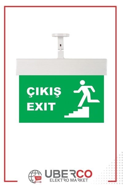 102 038 000836Mutlusan Exit-Acil Aydınlatma Armatürü (Ledli) IP20 - Sembol NO:36 - Merdivenli Çıkış Exıt (Varyant 4)Mutlusan Exit-Acil Aydınlatma Armatürü (Ledli) IP20 - Sembol{ubercoelektromarket}