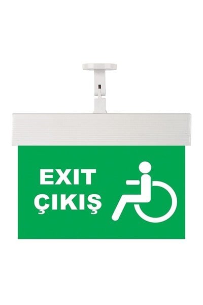 102 038 000859Mutlusan Exit-Acil Aydınlatma Armatürü (Ledli) IP20 - Sembol NO:59 - Exıt Çıkış + Tekerlekli Sandalye (Oksuz)Mutlusan Exit-Acil Aydınlatma Armatürü (Ledli) IP20 - Sembol{ubercoelektromarket}