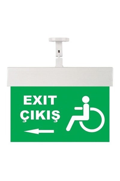 102 038 000857Mutlusan Exit-Acil Aydınlatma Armatürü (Ledli) IP20 - Sembol NO:57 - Exıt Çıkış + Sol Ok + Tekerlekli SandalyeMutlusan Exit-Acil Aydınlatma Armatürü (Ledli) IP20 - Sembol{ubercoelektromarket}