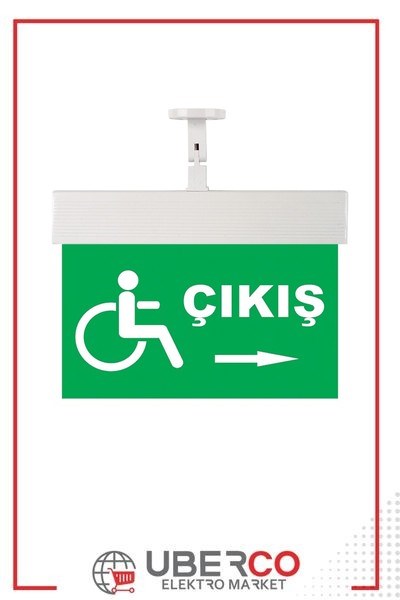 102 038 000854Mutlusan Exit-Acil Aydınlatma Armatürü (Ledli) IP20 - Sembol NO:54 - Tekerlekli Sandalye + Sağ Ok + ÇıkışMutlusan Exit-Acil Aydınlatma Armatürü (Ledli) IP20 - Sembol{ubercoelektromarket}