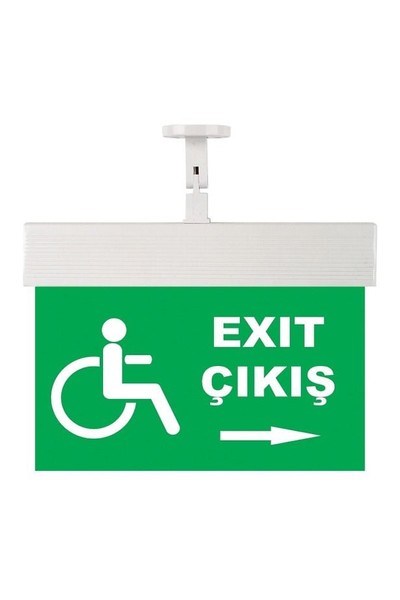 102 038 000856Mutlusan Exit-Acil Aydınlatma Armatürü (Ledli) IP20 - Sembol NO:56 - Tekerlekli Sandalye + Sağ Ok + Exıt ÇıkışMutlusan Exit-Acil Aydınlatma Armatürü (Ledli) IP20 - Sembol{ubercoelektromarket}