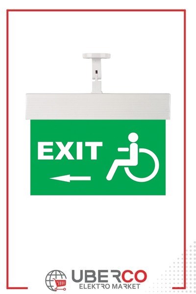 102 038 000853Mutlusan Exit-Acil Aydınlatma Armatürü (Ledli) IP20 - Sembol NO:53 - Exıt + Sol Ok + Tekerlekli SandalyeMutlusan Exit-Acil Aydınlatma Armatürü (Ledli) IP20 - Sembol{ubercoelektromarket}