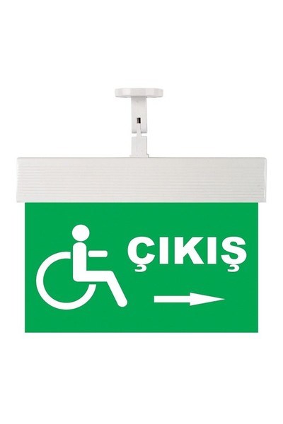 102 038 000854Mutlusan Exit-Acil Aydınlatma Armatürü (Ledli) IP20 - Sembol NO:54 - Tekerlekli Sandalye + Sağ Ok + ÇıkışMutlusan Exit-Acil Aydınlatma Armatürü (Ledli) IP20 - Sembol{ubercoelektromarket}