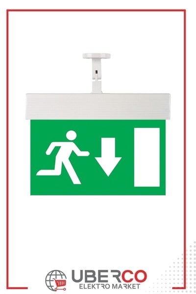 102 038 000840Mutlusan Exit-Acil Aydınlatma Armatürü (Ledli) IP20 - Sembol NO:40 - Koşan Figür + Aşağı Ok + Kapı PaneliMutlusan Exit-Acil Aydınlatma Armatürü (Ledli) IP20 - Sembol{ubercoelektromarket}