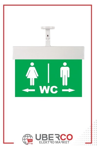 102 038 000860Mutlusan Exit-Acil Aydınlatma Armatürü (Ledli) IP20 - Sembol NO:60 - Kadın-Erkek Wc + Çift Yön OkMutlusan Exit-Acil Aydınlatma Armatürü (Ledli) IP20 - Sembol{ubercoelektromarket}