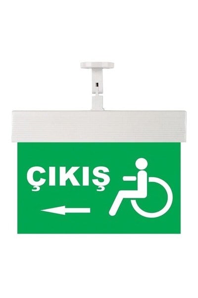 102 038 000855Mutlusan Exit-Acil Aydınlatma Armatürü (Ledli) IP20 - Sembol NO:55 - Çıkış + Sol Ok + Tekerlekli SandalyeMutlusan Exit-Acil Aydınlatma Armatürü (Ledli) IP20 - Sembol{ubercoelektromarket}