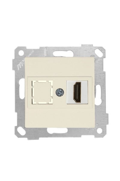 2200 457 0102Mutlusan Mek+Tuş 1*Hdmı Priz - KremMutlusan Mek+Tuş 1*Hdmı Priz - Krem{ubercoelektromarket}