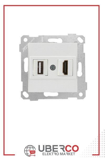 2200 459 0101Mutlusan Mek+Tuş 1*USB/1*Hdmı Priz - BeyazMutlusan Mek+Tuş 1*USB-1*Hdmı Priz - Beyaz{ubercoelektromarket}