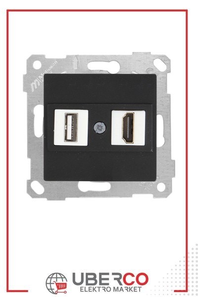 2200 459 0184Mutlusan Mek+Tuş 1*USB/1*Hdmı Priz - SiyahMutlusan Mek+Tuş 1*USB-1*Hdmı Priz - Siyah{ubercoelektromarket}