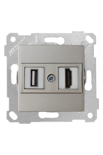 2200 459 0183Mutlusan Mek+Tuş 1*USB/1*Hdmı Priz - TitanyumMutlusan Mek+Tuş 1*USB-1*Hdmı Priz - Titanyum{ubercoelektromarket}