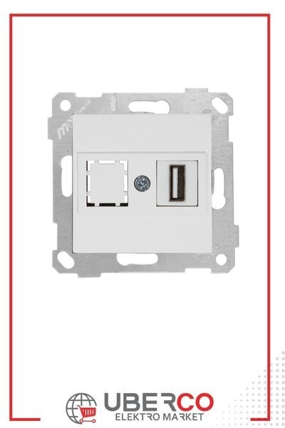 2200 455 0101Mutlusan Mek+Tuş 1*USB Priz - BeyazMutlusan Mek+Tuş 1*USB Priz - Beyaz{ubercoelektromarket}