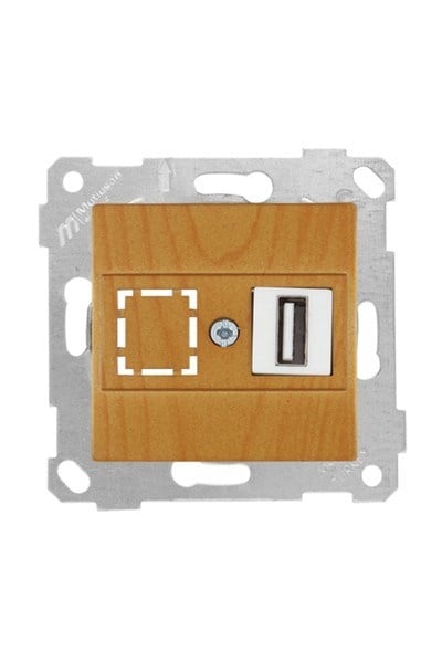 2200 455 0158Mutlusan Mek+Tuş 1*USB Priz - MeşeMutlusan Mek+Tuş 1*USB Priz - Meşe{ubercoelektromarket}