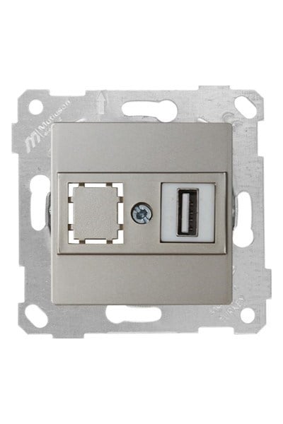 2200 455 0183Mutlusan Mek+Tuş 1*USB Priz - TitanyumMutlusan Mek+Tuş 1*USB Priz - Titanyum{ubercoelektromarket}