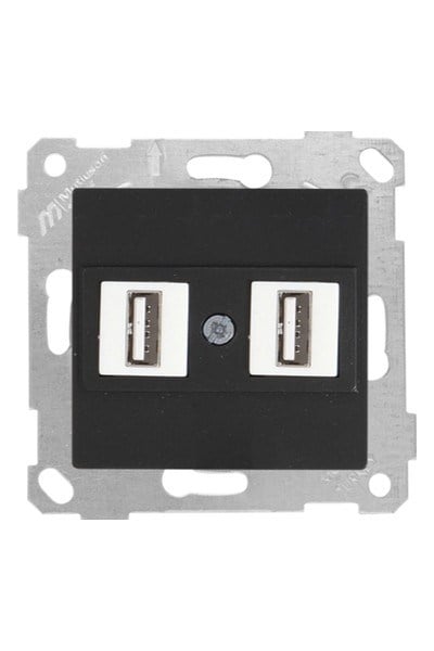 2200 456 0184Mutlusan Mek+Tuş 2*USB Priz - SiyahMutlusan Mek+Tuş 2*USB Priz - Siyah{ubercoelektromarket}