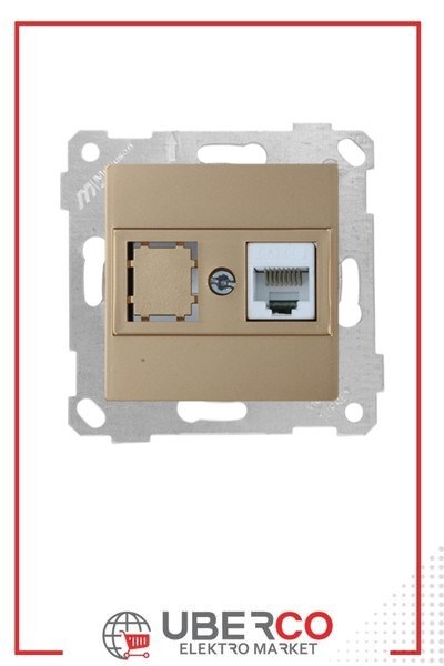 2200 136 0180Mutlusan Mek+Tuş Data Prizi 1*Rj45 (Cat5E) - Antik AltınMutlusan Mek+Tuş Data Prizi 1*Rj45 (Cat5E) - Antik Altın{ubercoelektromarket}