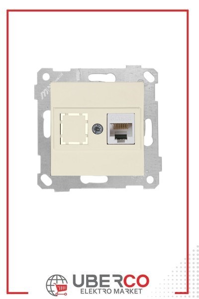 2200 136 0102Mutlusan Mek+Tuş Data Prizi 1*Rj45 (Cat5E) - KremMutlusan Mek+Tuş Data Prizi 1*Rj45 (Cat5E) - Krem{ubercoelektromarket}