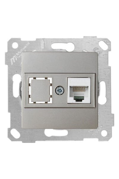 2200 136 0183Mutlusan Mek+Tuş Data Prizi 1*Rj45 (Cat5E) - TitanyumMutlusan Mek+Tuş Data Prizi 1*Rj45 (Cat5E) - Titanyum{ubercoelektromarket}