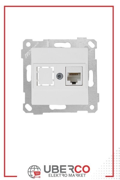 2200 140 0101Mutlusan Mek+Tuş Data Prizi 1*Rj45 (Cat6) - BeyazMutlusan Mek+Tuş Data Prizi 1*Rj45 (Cat6) - Beyaz{ubercoelektromarket}