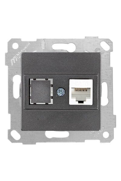 2200 140 0195Mutlusan Mek+Tuş Data Prizi 1*Rj45 (Cat6) - FümeMutlusan Mek+Tuş Data Prizi 1*Rj45 (Cat6) - Füme{ubercoelektromarket}