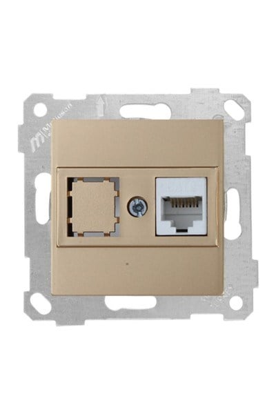 2200 140 0180Mutlusan Mek+Tuş Data Prizi 1*Rj45 (Cat6) - Antik AltınMutlusan Mek+Tuş Data Prizi 1*Rj45 (Cat6) - Antik Altın{ubercoelektromarket}