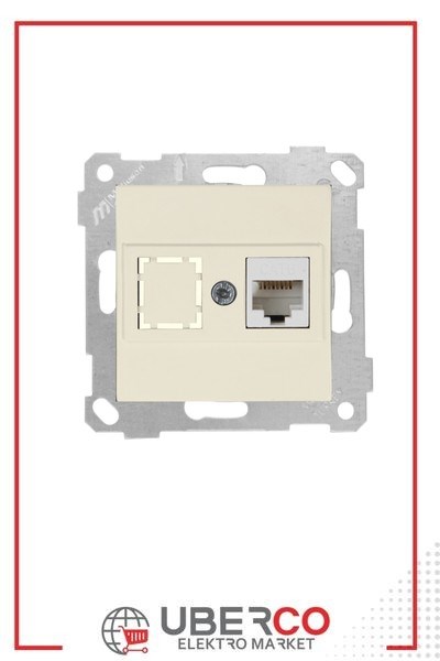 2200 140 0102Mutlusan Mek+Tuş Data Prizi 1*Rj45 (Cat6) - KremMutlusan Mek+Tuş Data Prizi 1*Rj45 (Cat6) - Krem{ubercoelektromarket}