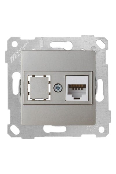 2200 140 0183Mutlusan Mek+Tuş Data Prizi 1*Rj45 (Cat6) - TitanyumMutlusan Mek+Tuş Data Prizi 1*Rj45 (Cat6) - Titanyum{ubercoelektromarket}