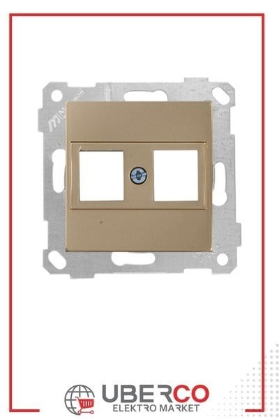 2200 137 0180Mutlusan Mek+Tuş Data Prizi 2*Rj45 (Konnektörsüz) - Antik AltınMutlusan Mek+Tuş Data Prizi 2*Rj45 - Antik Altın{ubercoelektromarket}