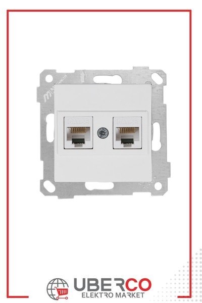 2200 138 0101Mutlusan Mek+Tuş Data Prizi 2*Rj45 (Cat5E) - BeyazMutlusan Mek+Tuş Data Prizi 2*Rj45 (Cat5E) - Beyaz{ubercoelektromarket}