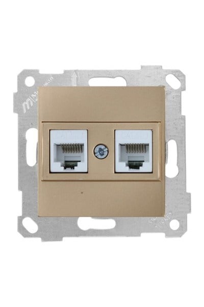 2200 138 0180Mutlusan Mek+Tuş Data Prizi 2*Rj45 (Cat5E) - Antik AltınMutlusan Mek+Tuş Data Prizi 2*Rj45 (Cat5E) - Antik Altın{ubercoelektromarket}