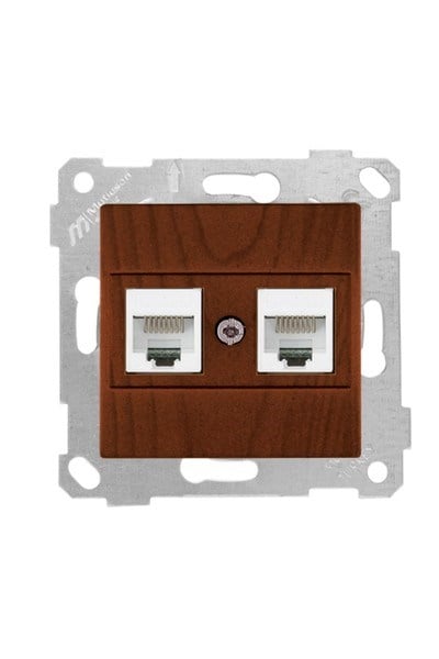 2200 138 0157Mutlusan Mek+Tuş Data Prizi 2*Rj45 (Cat5E) - CevizMutlusan Mek+Tuş Data Prizi 2*Rj45 (Cat5E) - Ceviz{ubercoelektromarket}