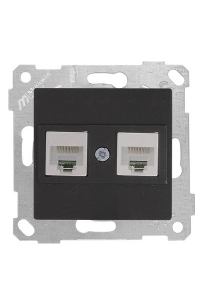2200 138 0184Mutlusan Mek+Tuş Data Prizi 2*Rj45 (Cat5E) - SiyahMutlusan Mek+Tuş Data Prizi 2*Rj45 (Cat5E) - Siyah{ubercoelektromarket}