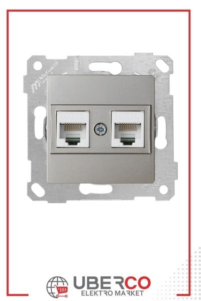 2200 138 0183Mutlusan Mek+Tuş Data Prizi 2*Rj45 (Cat5E) - TitanyumMutlusan Mek+Tuş Data Prizi 2*Rj45 (Cat5E) - Titanyum{ubercoelektromarket}