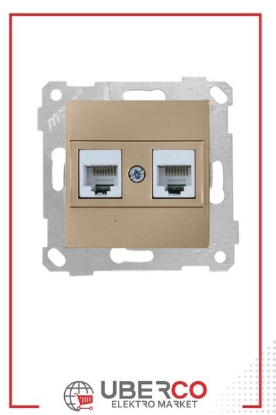 2200 138 0180Mutlusan Mek+Tuş Data Prizi 2*Rj45 (Cat5E) - Antik AltınMutlusan Mek+Tuş Data Prizi 2*Rj45 (Cat5E) - Antik Altın{ubercoelektromarket}