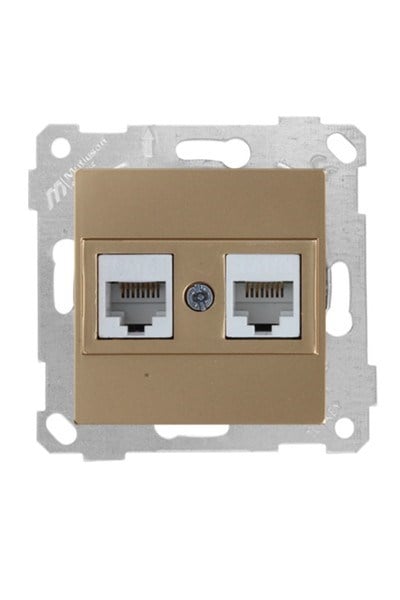 2200 141 0180Mutlusan Mek+Tuş Data Prizi 2*Rj45 (Cat6) - Antik AltınMutlusan Mek+Tuş Data Prizi 2*Rj45 (Cat6) - Antik Altın{ubercoelektromarket}
